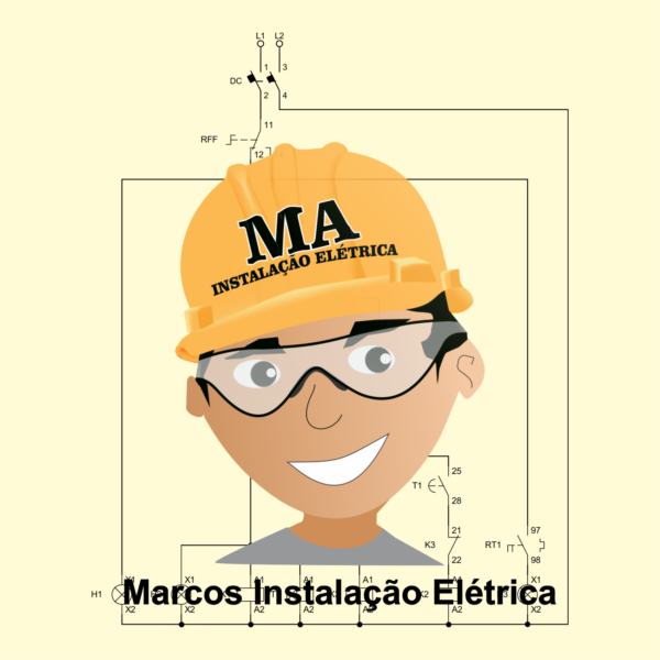 PARTIDA DE BOMBA ESTRELA TRIÂNGULO MANUAL E AUTOMÁTICO CHAVE BOIA  INFERIOR E SUPERIOR - CIRCUITO DE COMANDO 220V BIFÁSICO - Image 3