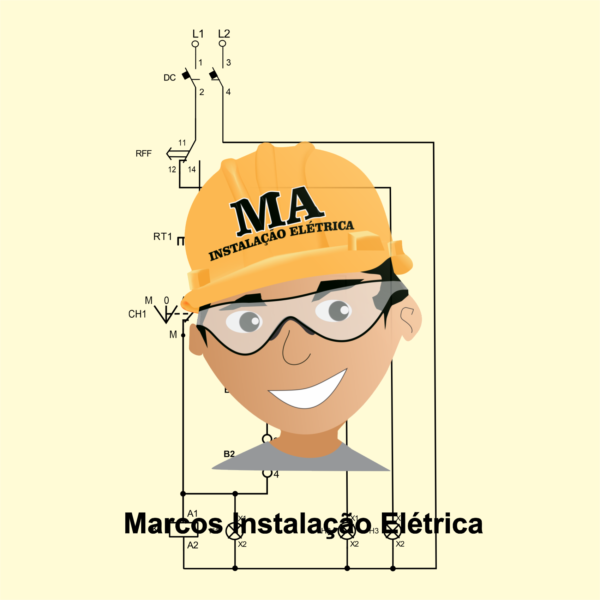 PARTIDA DE BOMBA TRIFÁSICA  MANUAL E AUTOMÁTICO POR CHAVE BOIA  INFERIOR E SUPERIOR CIRCUITO DE COMANDO 220V BIFÁSICO - Image 3